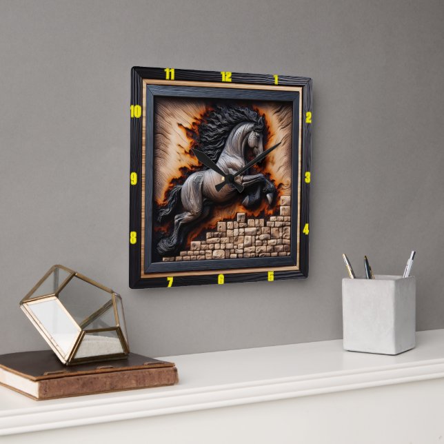 Andalusiskt bly: konst, tid, Stil, majestät Fyrkantig Klocka (Kontor)