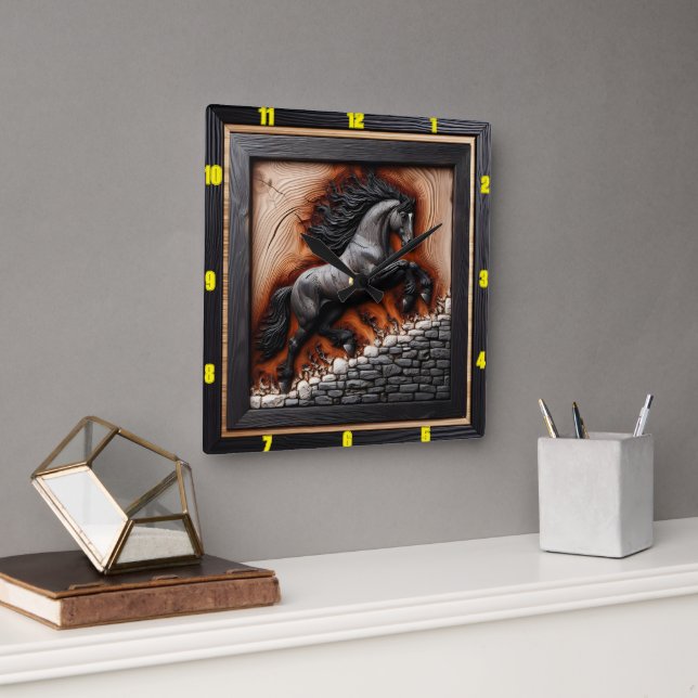 Andalusiskt läder: konst, tid, Stil, nåd Fyrkantig Klocka (Kontor)