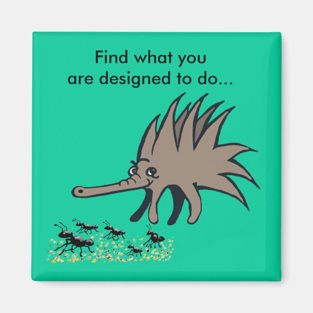 Ändamål i livet magnet (Framsidan)