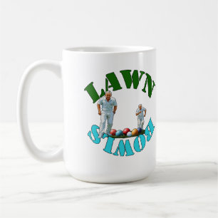 Andan av Gräsmatta Bowls: Bowlers och Bowls Kaffemugg