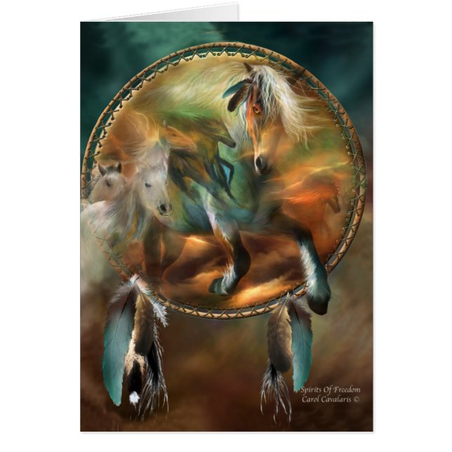 Andar av frihet ArtCard Hälsningskort (Framsidan)