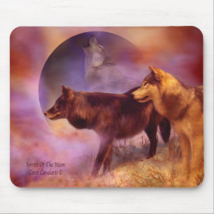 Andar av månevargen Mousepad Musmatta