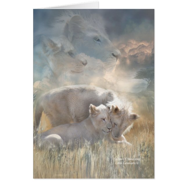 Andar av oskuld ArtCard Hälsningskort (Framsidan)