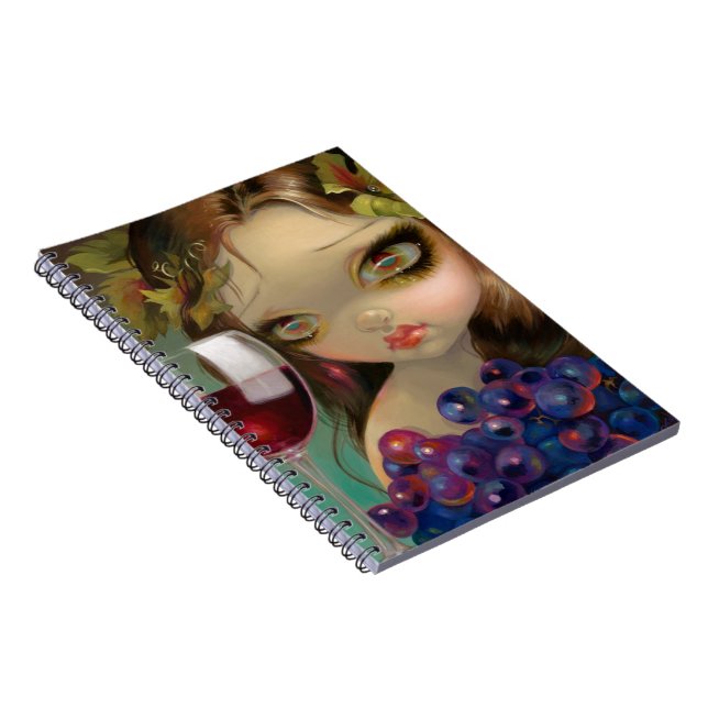 "Andar av vinen: Merlot" anteckningsbok (Högra Sidan)