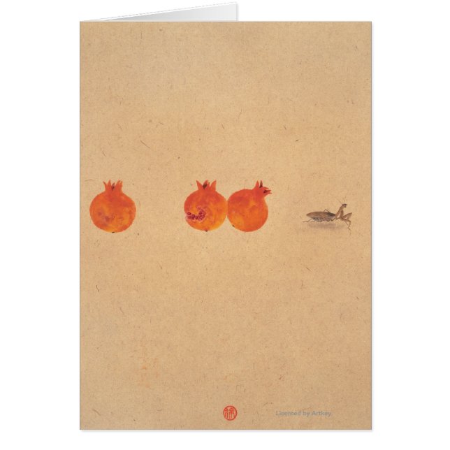 Andar i himmel- och jordserien No.5 Hälsningskort (Framsidan)