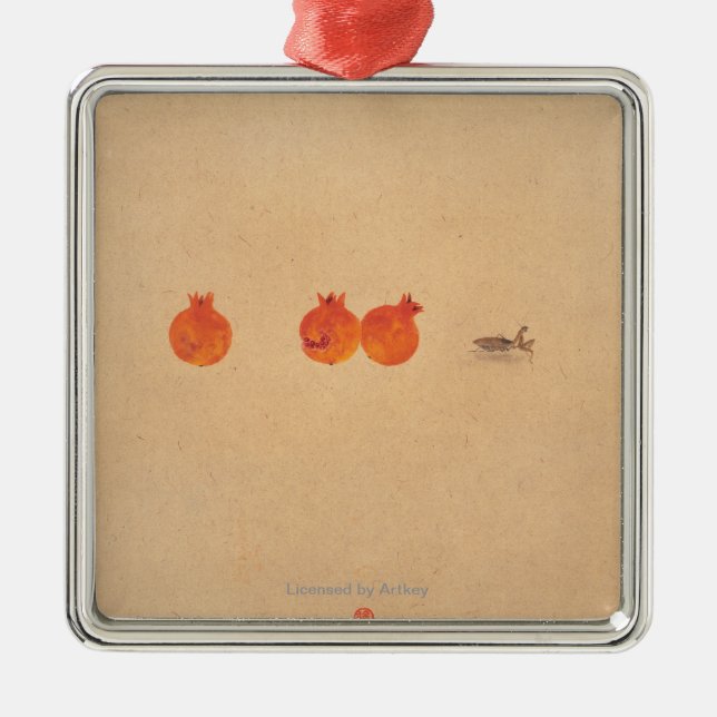 Andar i himmel- och jordserien No.5 Julgransprydnad Metall (Framsidan)