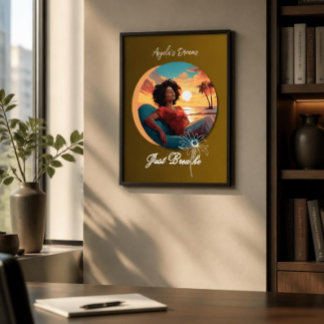 Andas bara afroamerikansk kvinna poster