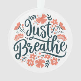 Andas bara meditation yoga citattecken blommigt bo