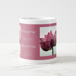 Andas Blomma Blomstra Lotus Välbefinnande Present  Jumbo Mugg