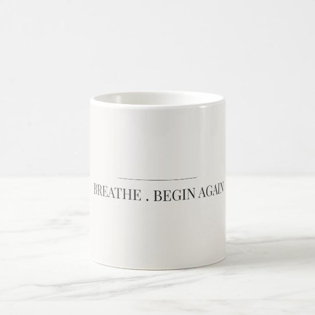 Andas Börja Om Minimalistisk Mugg Lugn Estetik (Center)