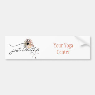 Andas Dandelion Fjäril Inspiration Yoga Bildekal