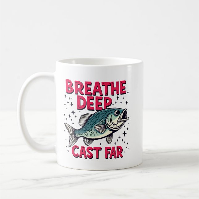 Andas djupt, kasta långt kaffemugg (Vänster)