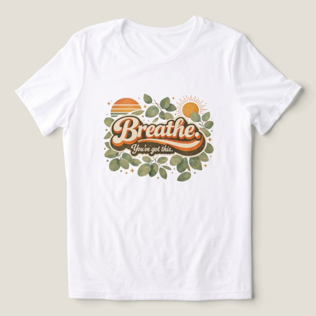Andas Du Klarar Det Retro Naturdesign T Shirt (Design Framsida)