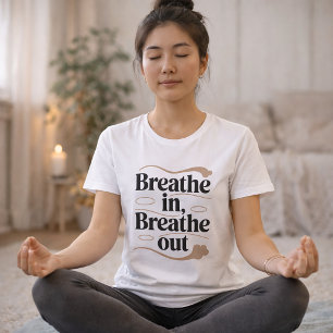 Andas in, andas ut – Avslappnande mindfulness typ T Shirt