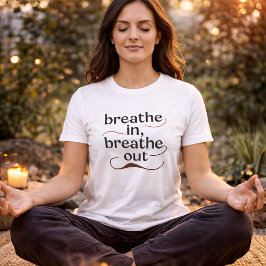 Andas in, andas ut – minimalistisk mindfulness D T Shirt