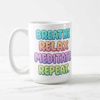 Andas koppen för yoga meditation avslappning kaffemugg