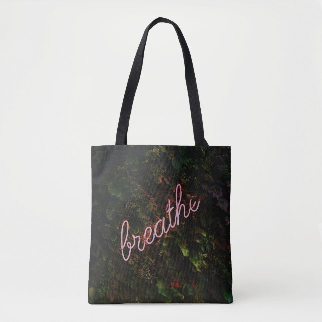 Andas Neon Natur Skylt Tygkasse (Framsida)