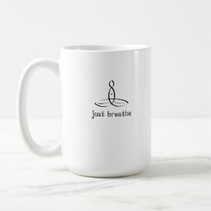 Andas precis - svart utsmyckad stil kaffemugg