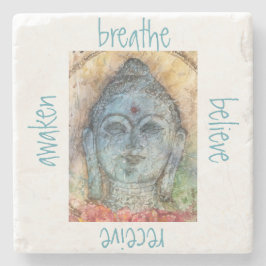 Andas väcker den Buddha stenkustfartyget Underlägg Sten