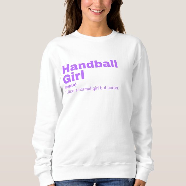 andball Girl - Handball T Shirt (Framsida)