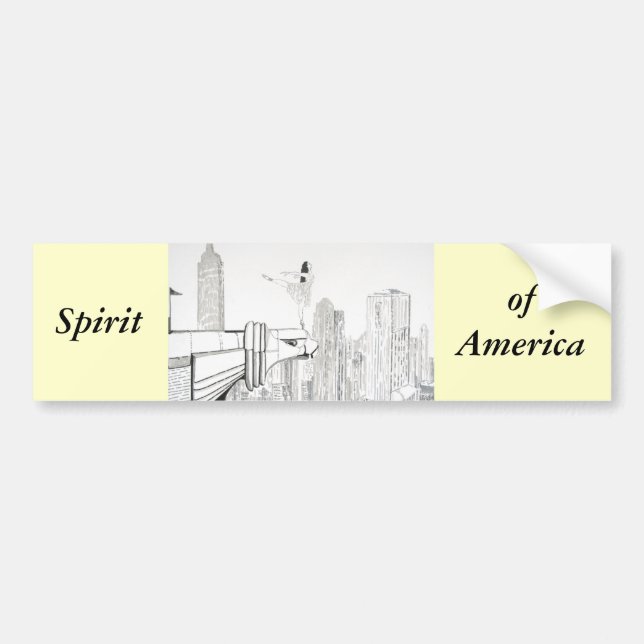 Ande av Amerika Bildekal (Framsidan)