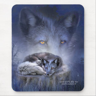 Ande av blåtträvkonsten Mousepad Musmatta