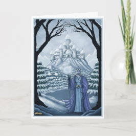 ande av det grundläggande vinterhälsningkortet helgkort