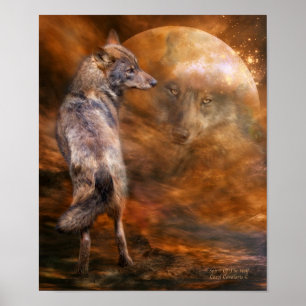 Ande av det vargkonstaffischen/trycket poster
