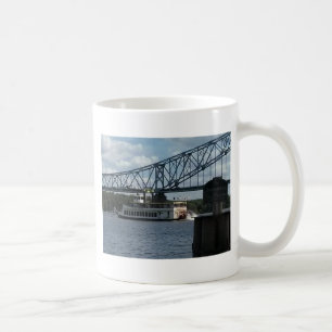 Ande av Dubuque på Mississippi River Kaffemugg