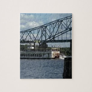 Ande av Dubuque på Mississippi River Pussel