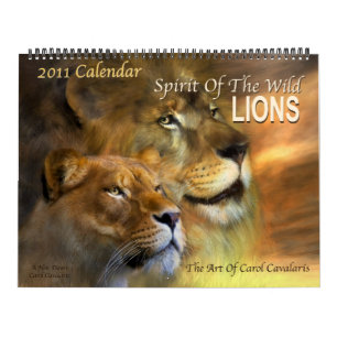 Ande av kalendern för vildlejon 2011 kalender