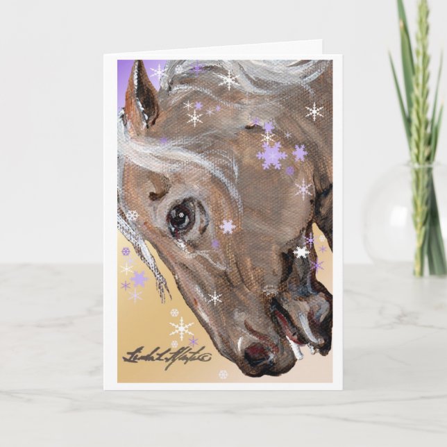 Ande av Mustangjulkortet Helgkort (Framsida)