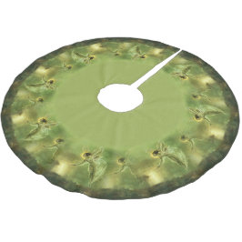 Ande av nattfen julgransmatta borstad polyester