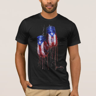Ande av Puertro Rican boxningmörk Tee Shirt