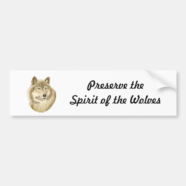 Ande av vargerna bildekal (Framsidan)