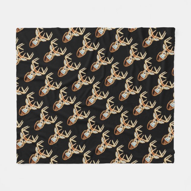 Ande för energi för vitsvanhuvud fleecefilt (Framsidan (Horisontell))