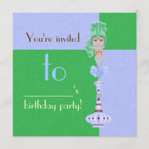 Ande i arabiska sagor på en flaska inbjudningar