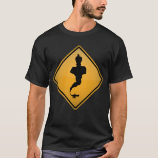 Ande i arabiska sagorvarning undertecknar t-shirt