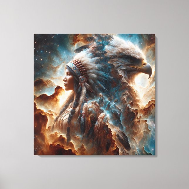 Ande i himlen 0,2 canvastryck (Framsida)