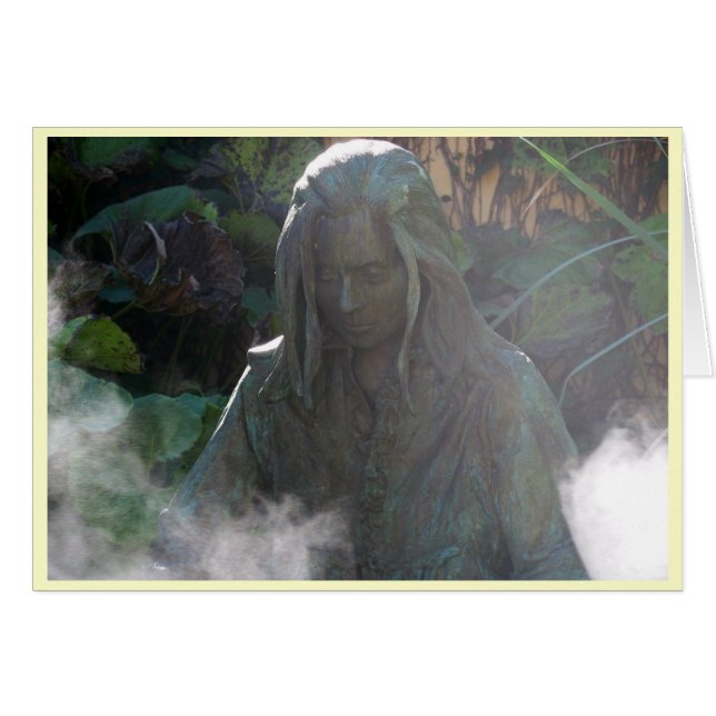 Ande i misten hälsningskort (Framsidan Horizontal)