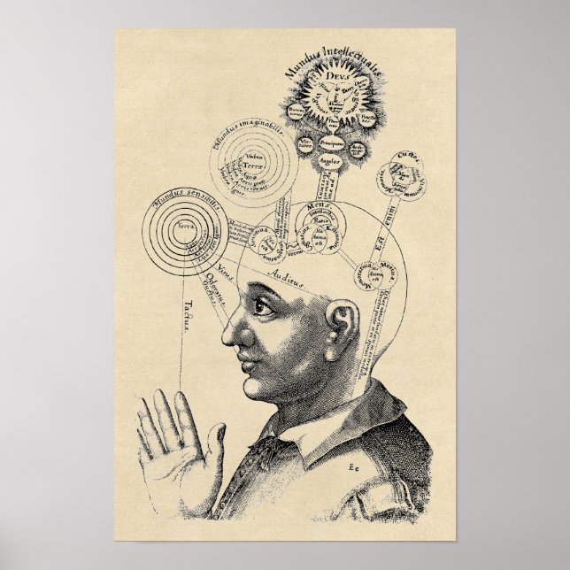 Ande och medvetande "Geist und Bewusstsein" Poster (Framsidan)