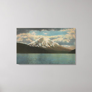 Ande sjön, WA - beskåda av Mt. St Helens Canvastryck