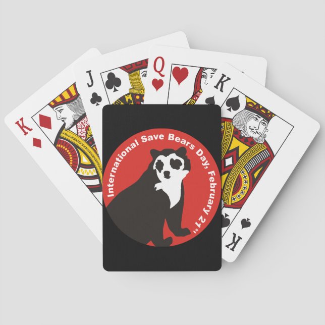 Andean björnar för spara kortlek (Baksidan)