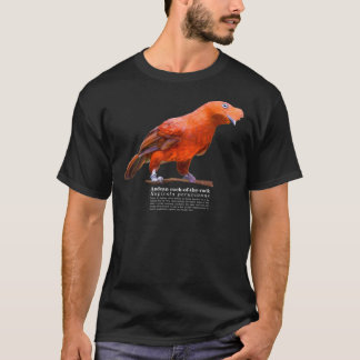 Andean cock-of-the-rock bird on the rocks Classic  T Shirt