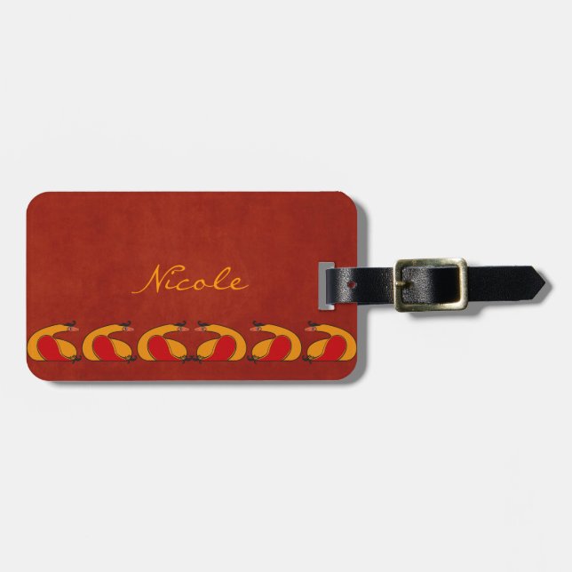 Andean Lazy Bird Bagagebricka (Horisontell Framsida)