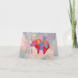 Andebjörn tomma Notecard Kort