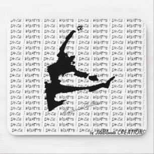 Andedräkten av dansare Mousepad Musmatta
