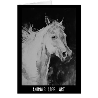 andehäst hälsningskort