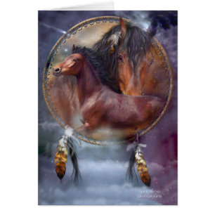 Andehästar Collectible ArtCard Hälsningskort