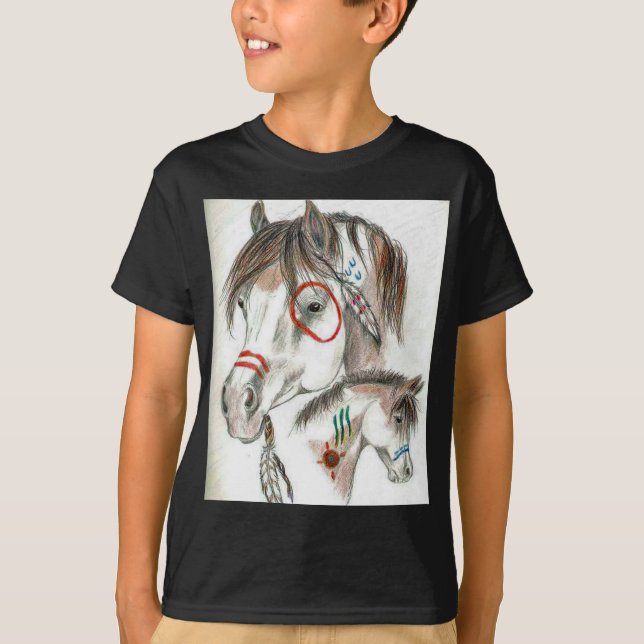 Andekrigareponnyer T-shirt (Framsida)